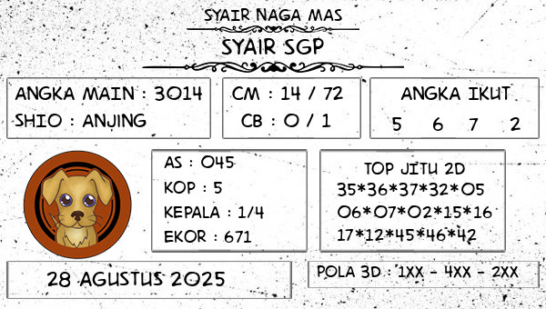 SYAIR NAGA MAS - Syair SGP