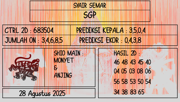 SYAIR SEMAR - SGP