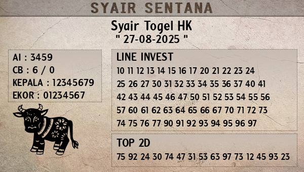  - Syair Togel HK